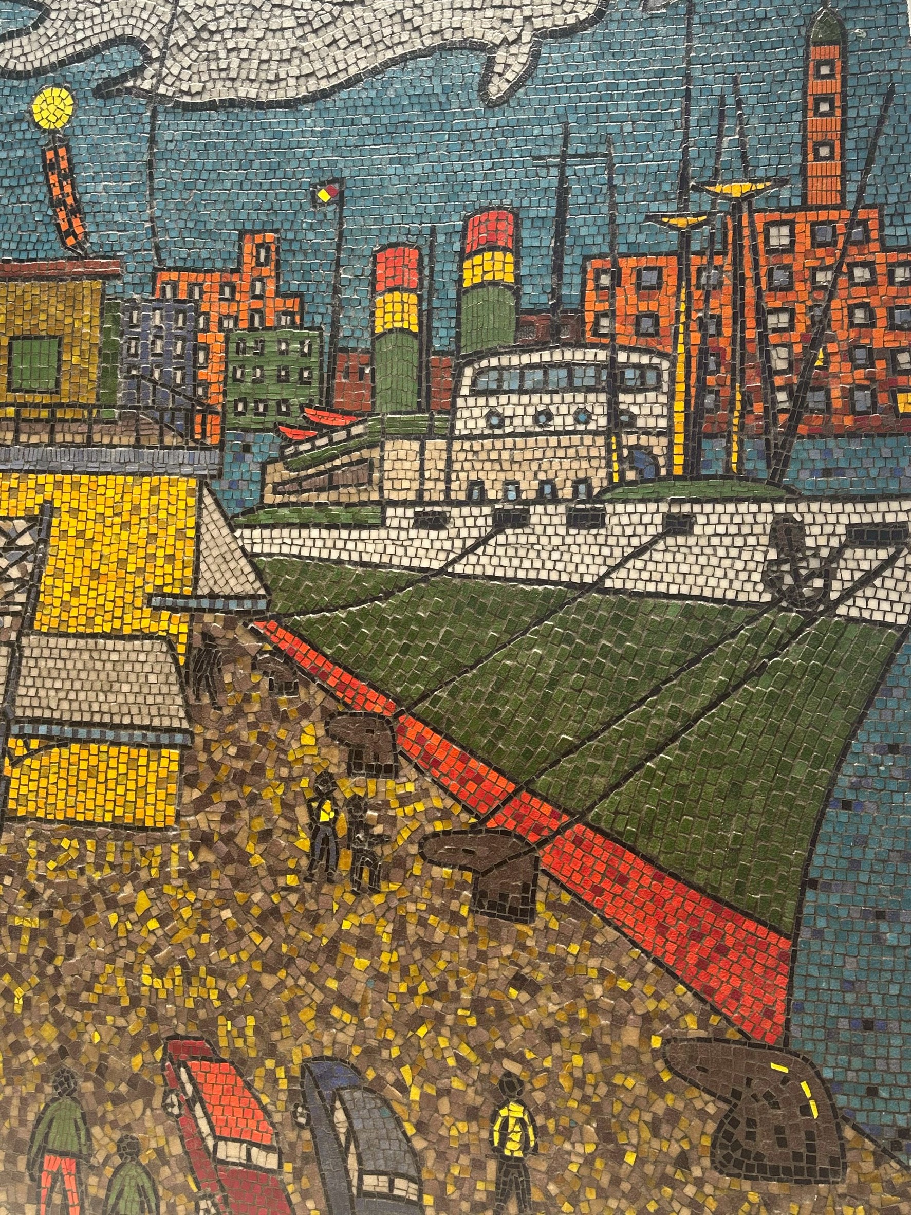 タイルは芸術！山下清さんの巨大モザイク画